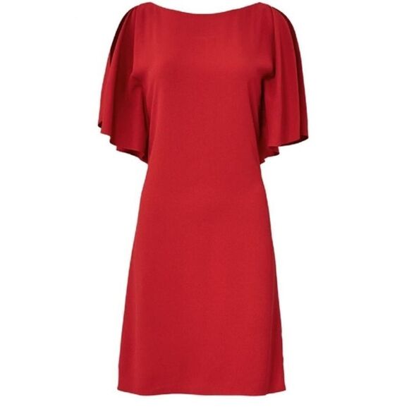Theory Crimson Red Shift Dress size 4 - Picture 2 of 11